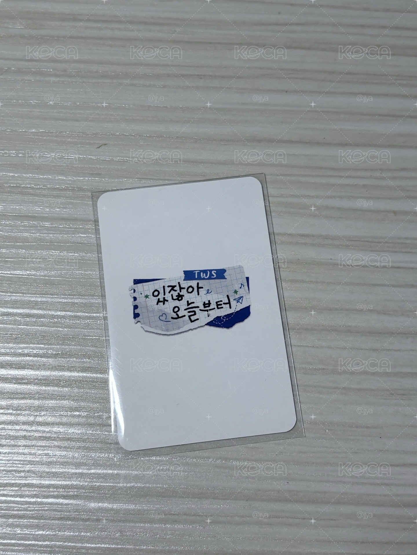 Tws 金道勳 迷二 小卡