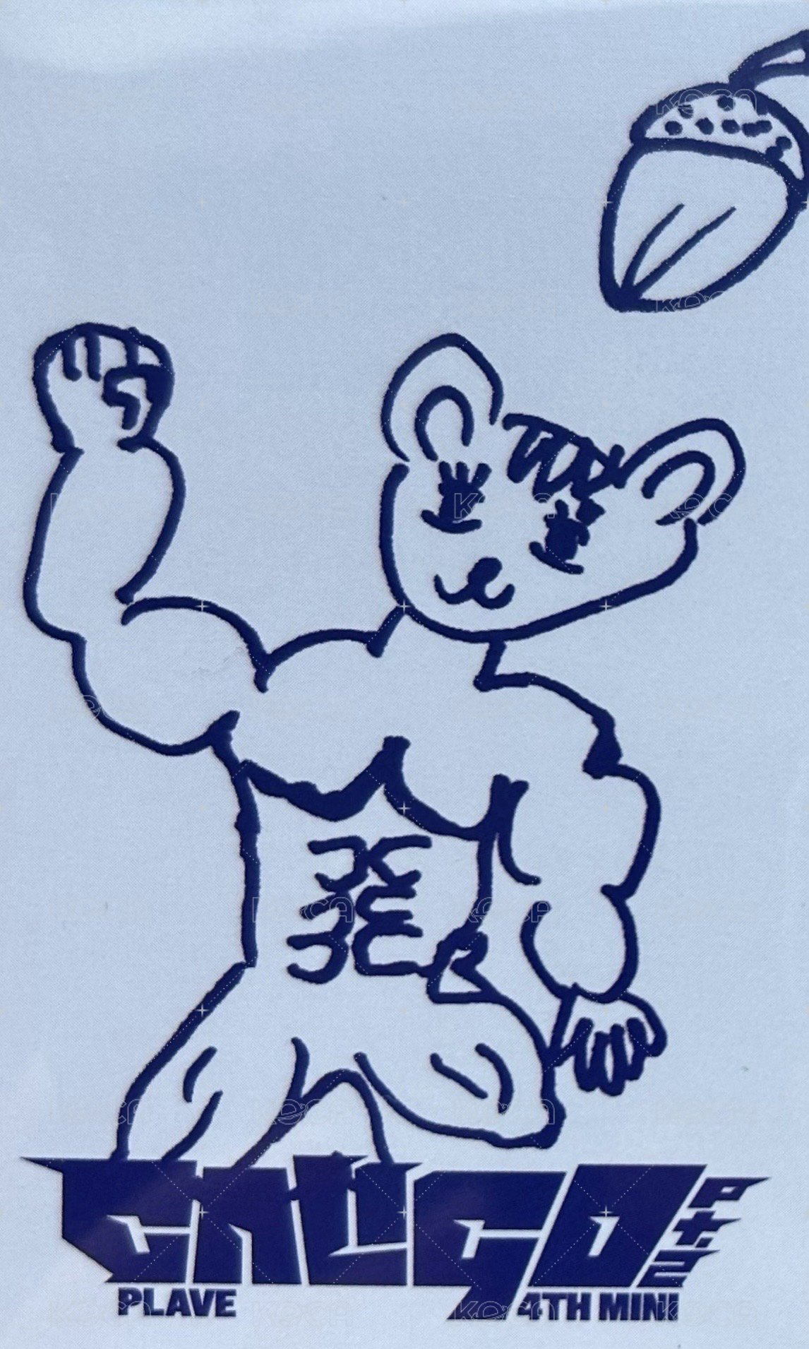 迷四 專輯卡 自畫像 B ver. 背面