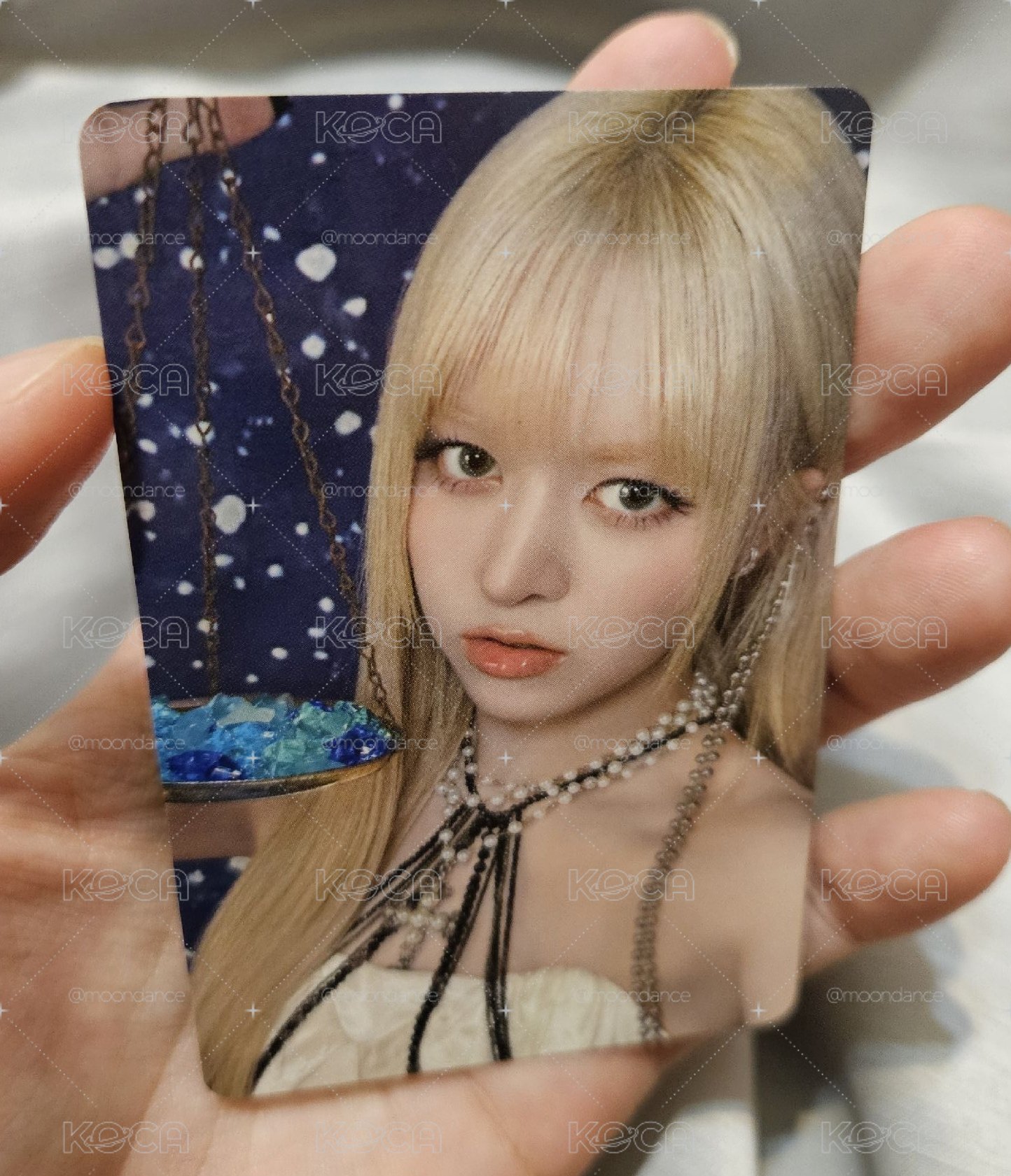 NMIXX 世巡快閃 fans 立牌 周邊卡 莉莉 Lily 立牌卡，近全新，無瑕疵