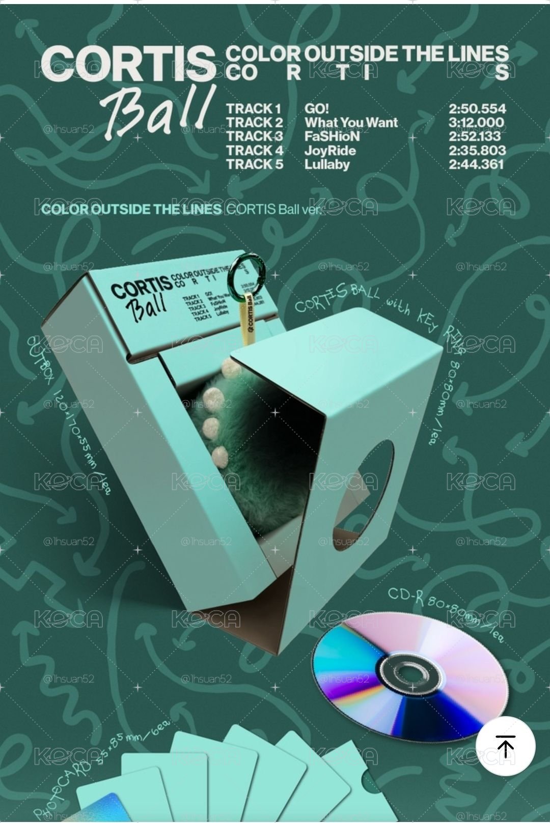 【現貨】CORTIS 已拆球專 全專