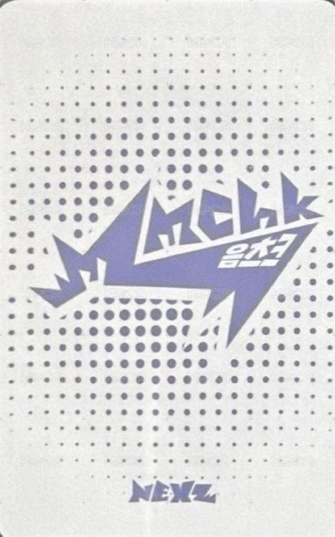 Mmchk 快閃 fox2y鑰匙圈 周邊卡 團卡 背面