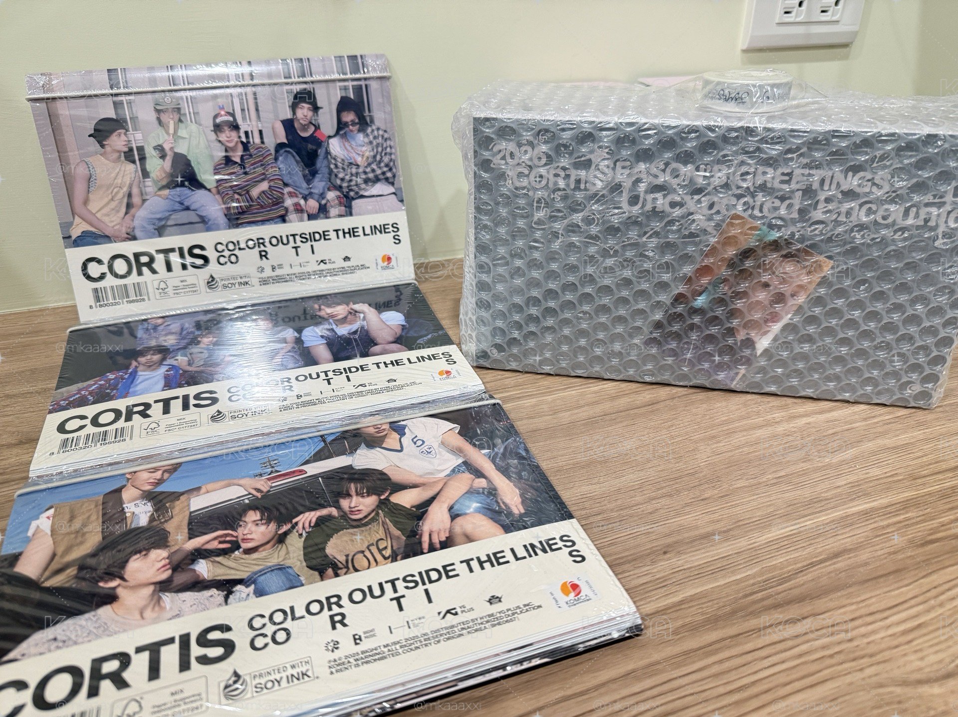 CORTIS 迷ㄧ的S1、S2、S3+2026 wvs版 年曆