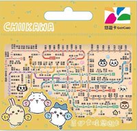 𖤐 交通卡 吉伊卡哇捷運路網圖悠遊卡
