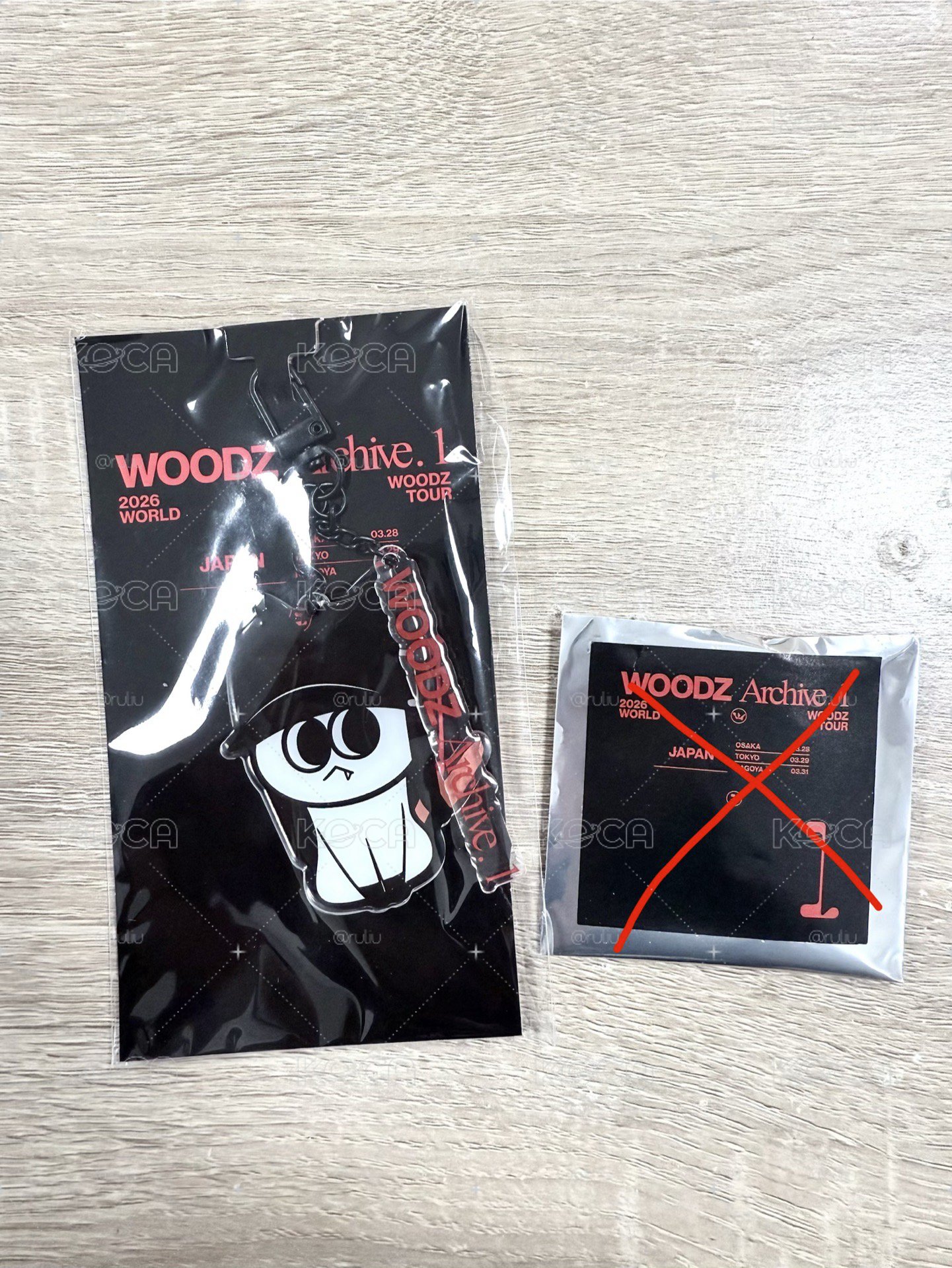 Woodz 日場周邊 Moodi鑰匙圈