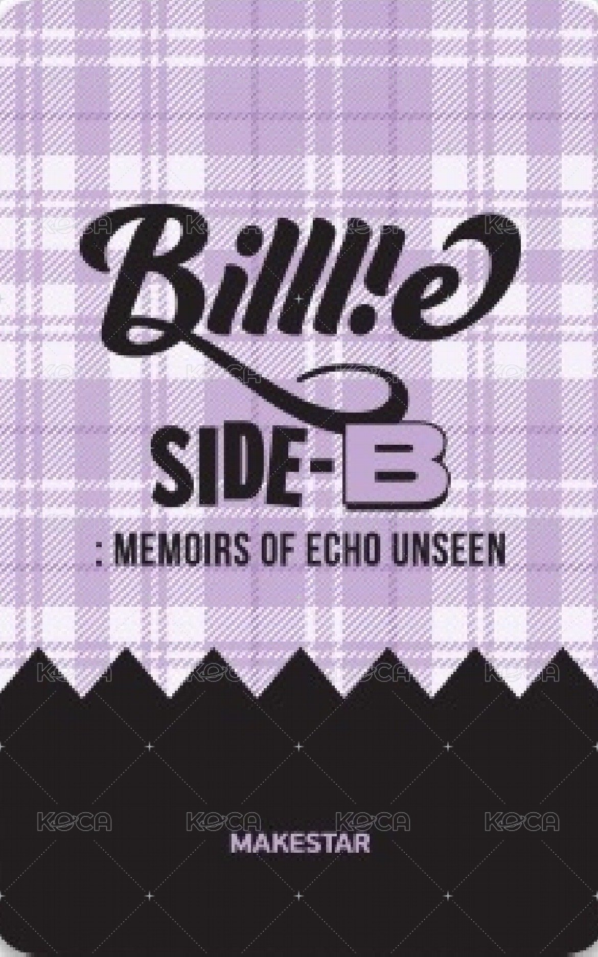 side-B ms 5.0 簽售卡 睡衣 背面