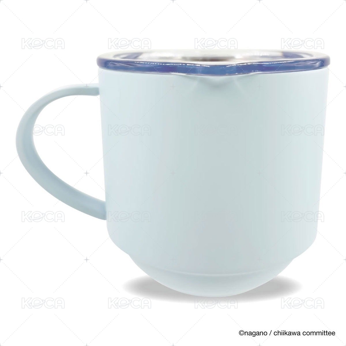 可堆疊帶蓋不鏽鋼馬克杯 小八貓