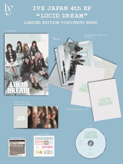 5/27發行 5/28回國 5/29開始依序出貨 LUCID DREAM 初回限定盤 專輯 