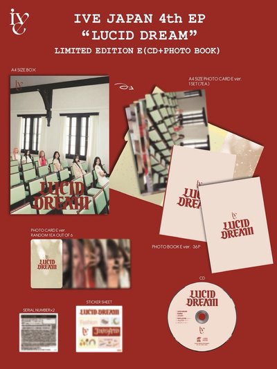 5/27發行 5/28回國 5/29開始依序出貨 LUCID DREAM 初回限定盤 專輯 