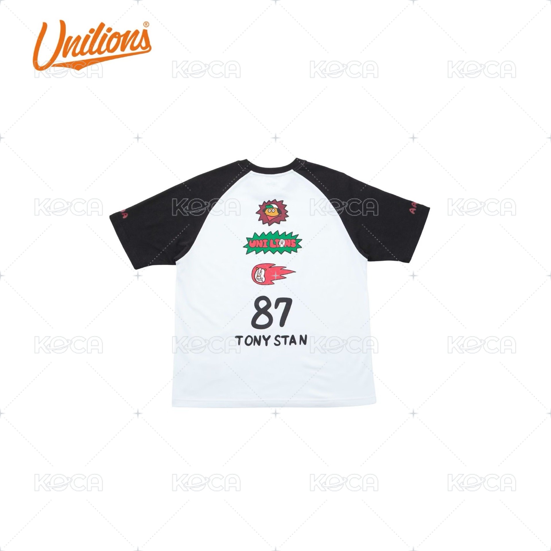 【TONY STAN】聯名主題落肩Tee 黑白