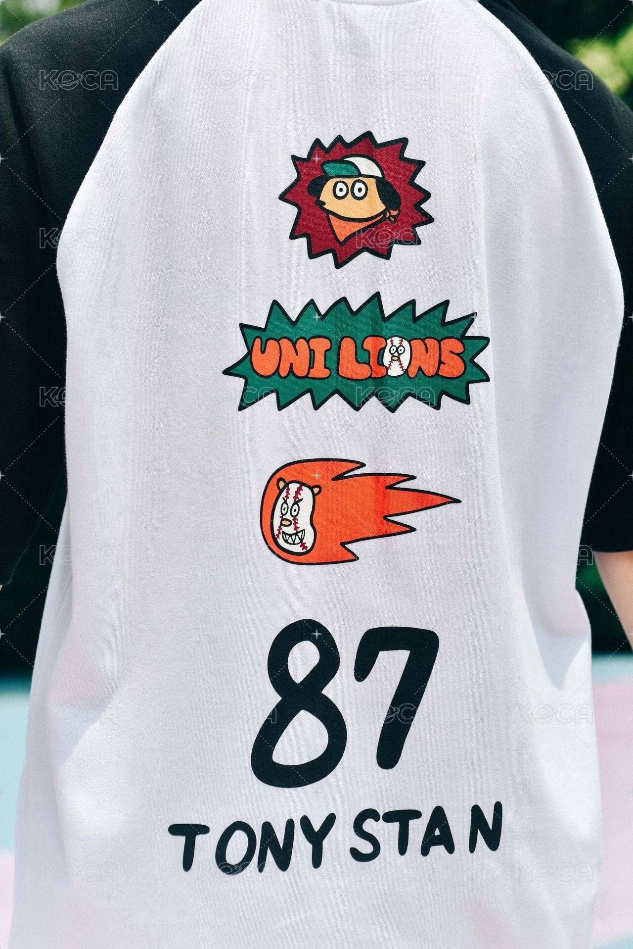 【TONY STAN】聯名主題落肩Tee 黑白