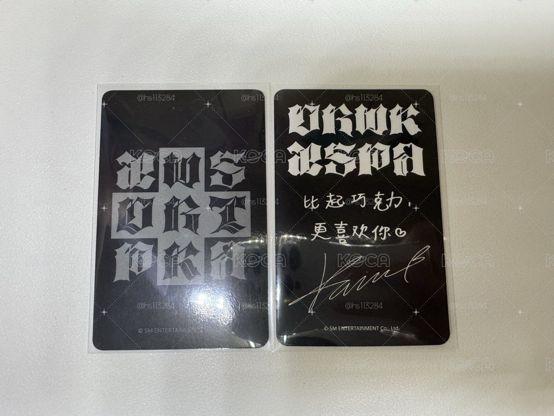 Dirty Work el 特典卡柚 中文卡背
