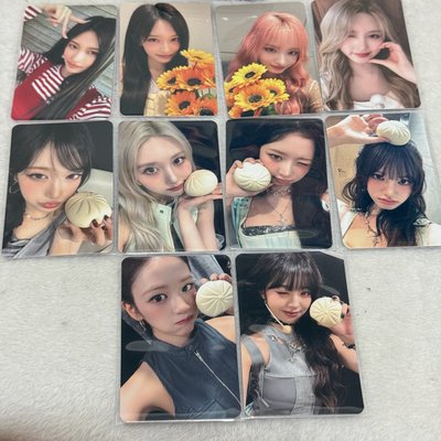 ive SECRET星光卡向日葵拿花、中文卡背、小籠包