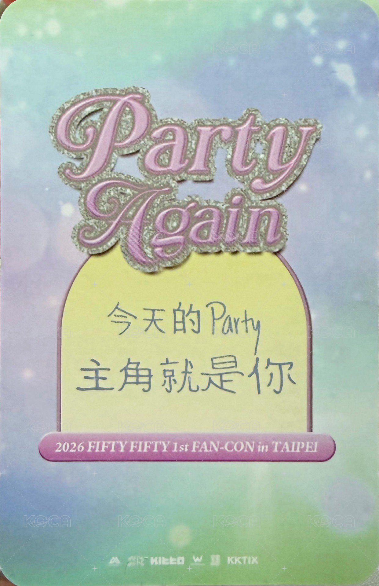 26 fc 微樂客 26 FC 入場卡 入場卡 / 場限卡  背面