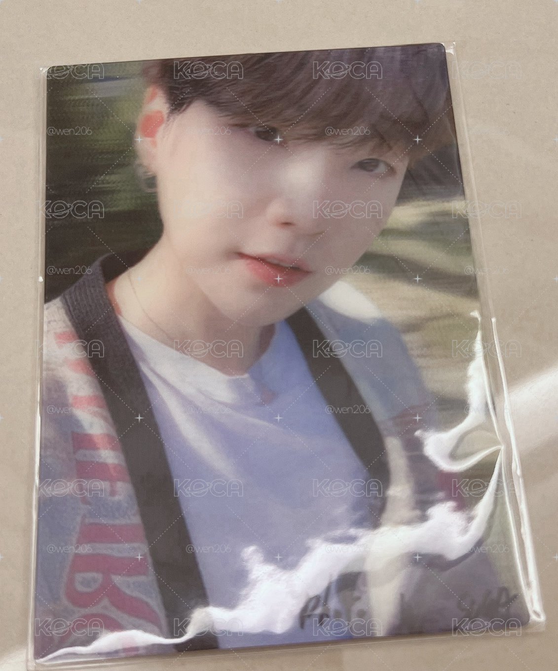 BE SUGA 3D明信片