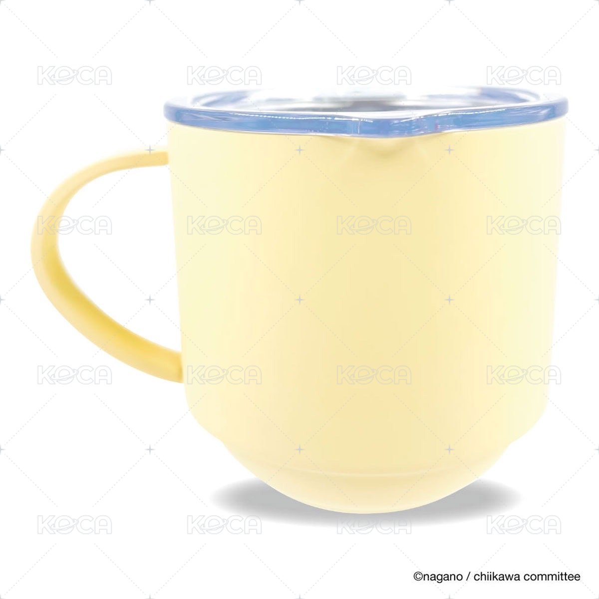 可堆疊帶蓋不鏽鋼馬克杯 兔兔