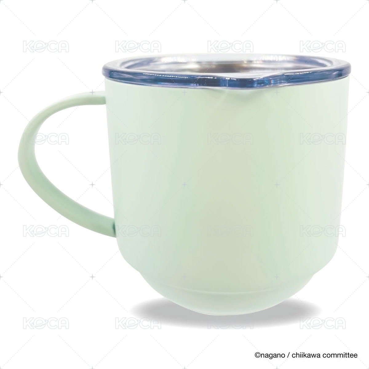 可堆疊帶蓋不鏽鋼馬克杯 栗子饅頭