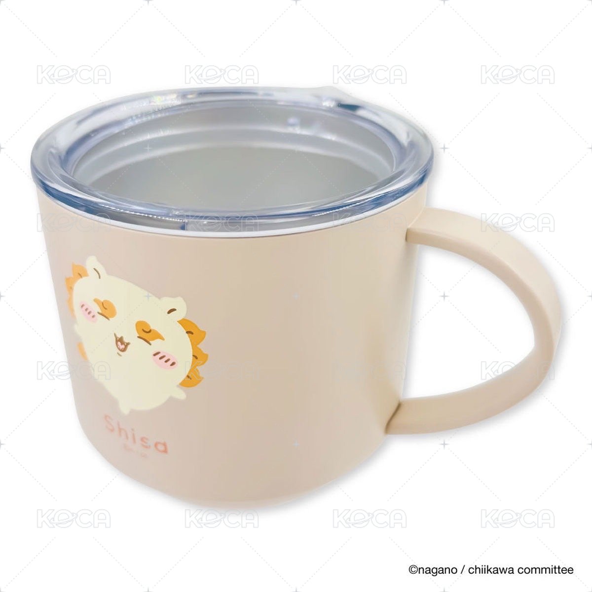 可堆疊帶蓋不鏽鋼馬克杯 獅薩