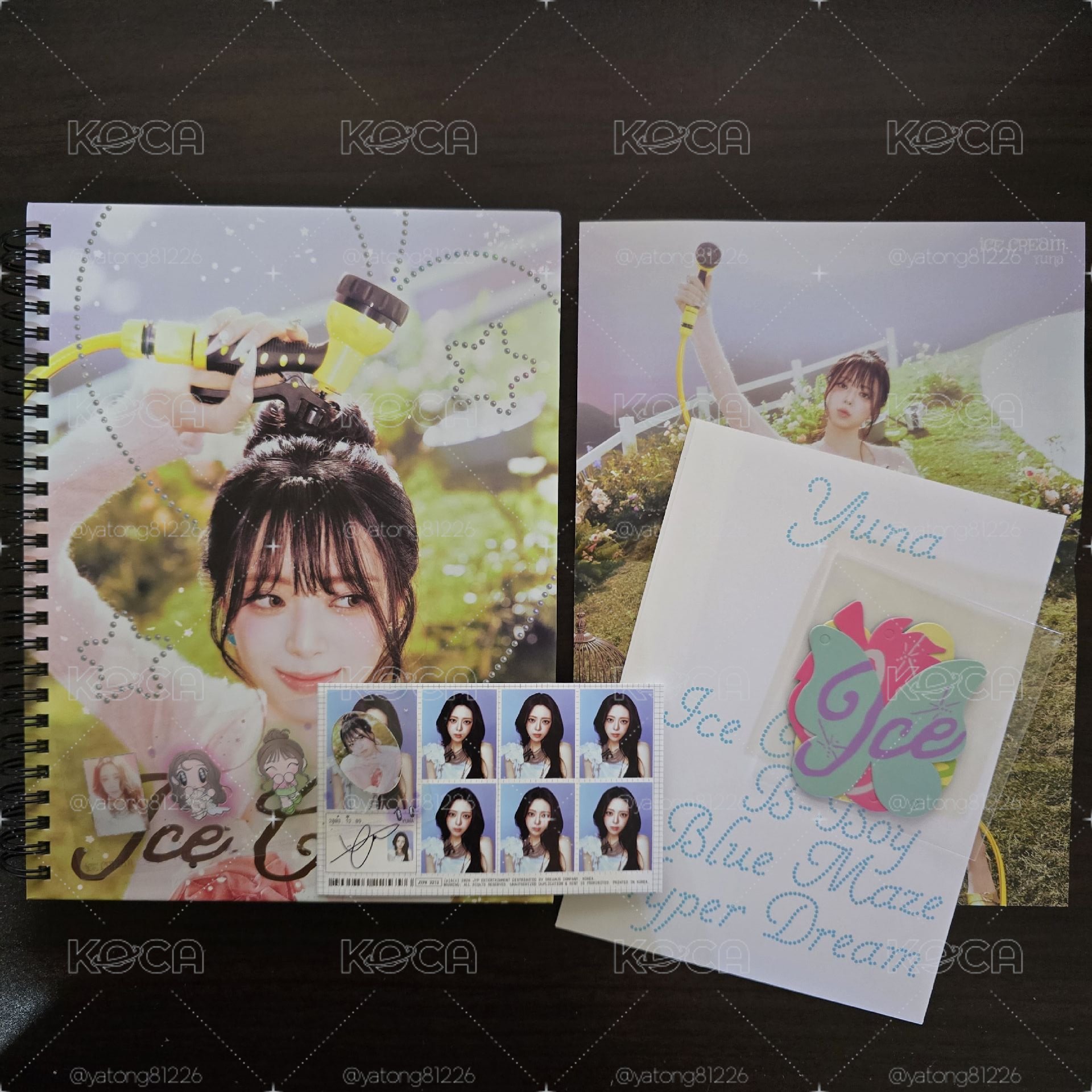 ITZY YUNA 有娜 ICE CREAM🍦空專 PHOTOBOOK A VER.