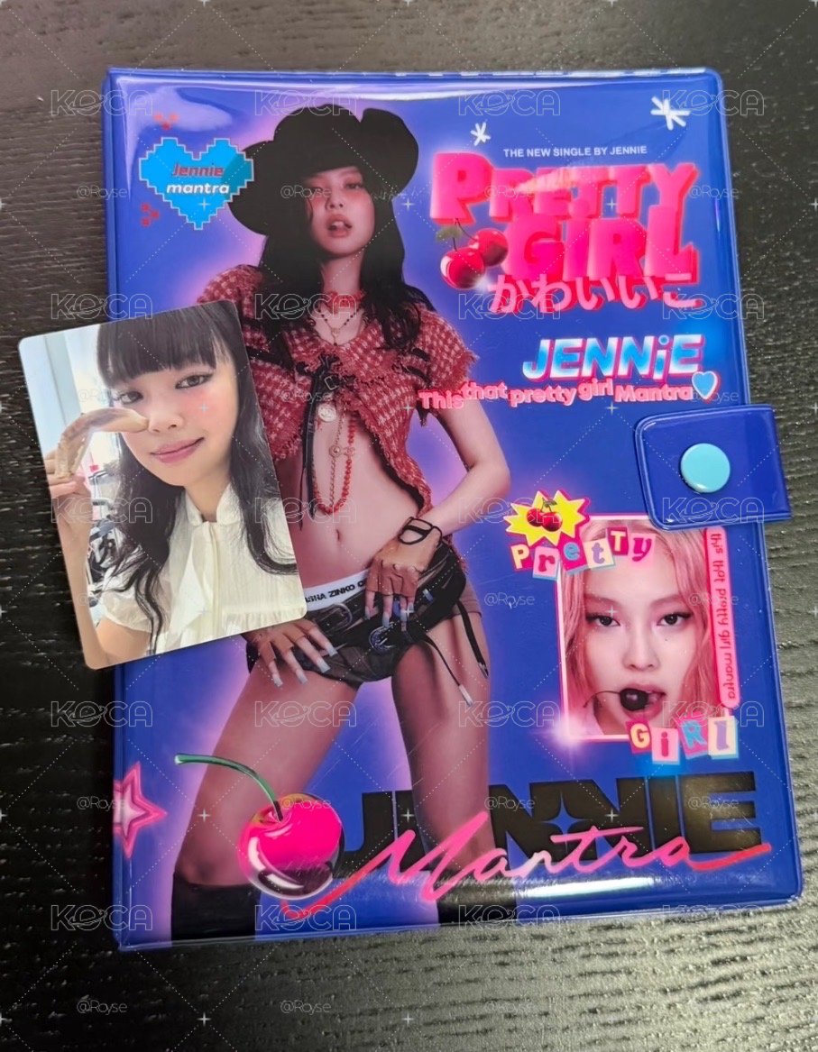Jennie wvs日記本卡冊（僅拆未使用）（私訊-100）