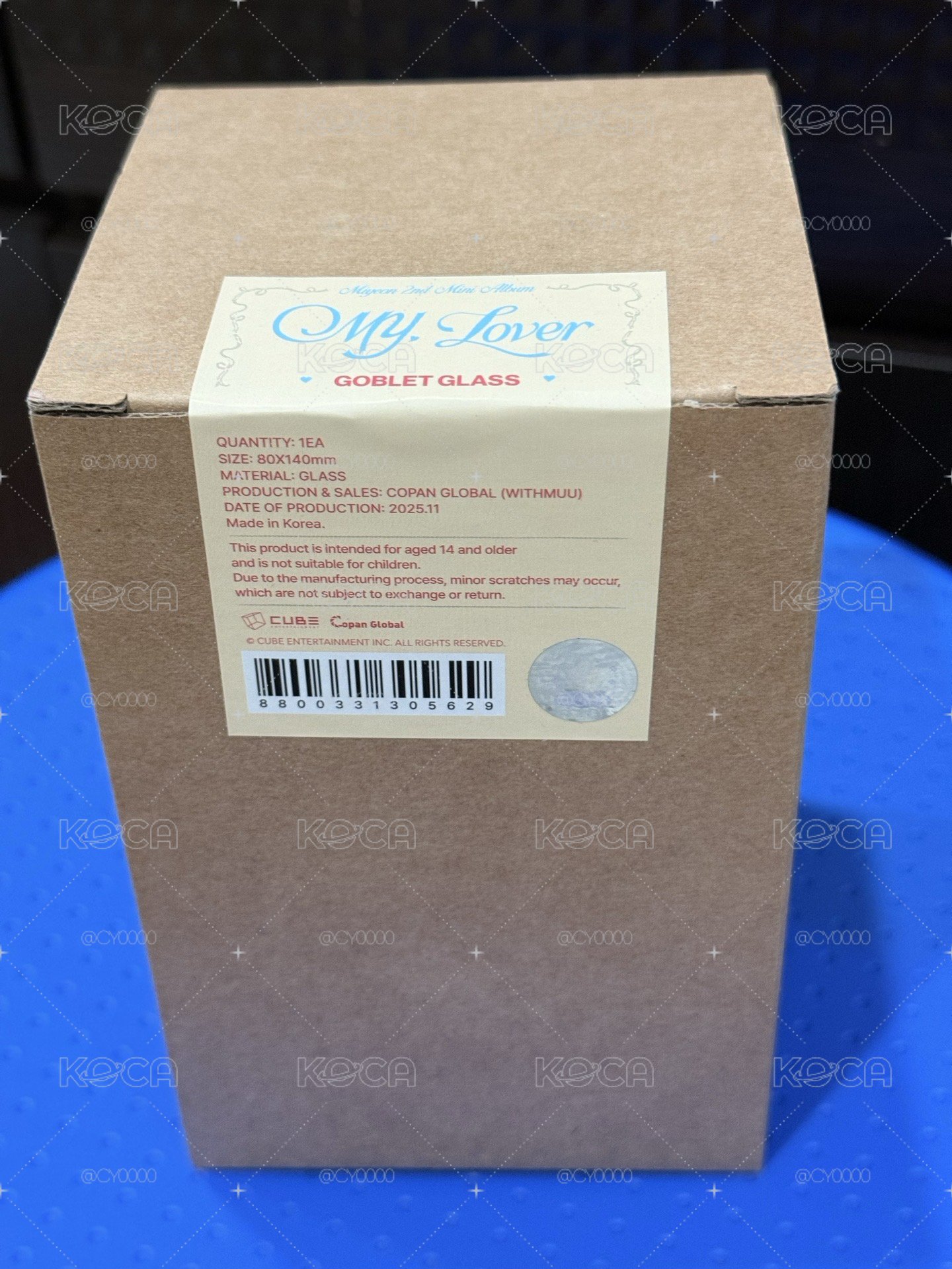 麵 迷二快閃店 玻璃杯  全新未拆