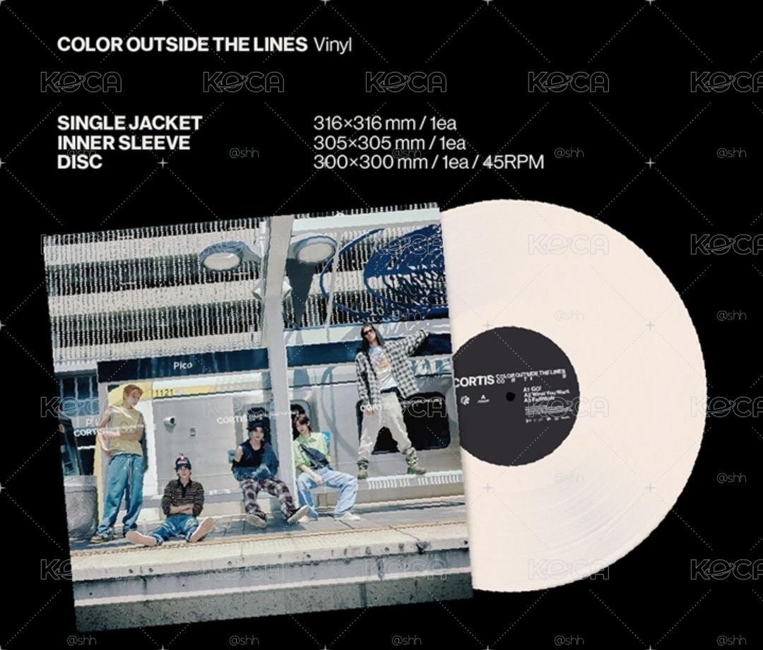 【現貨】CORTIS｜迷一黑膠版 COLOR OUTSIDE THE LINES 