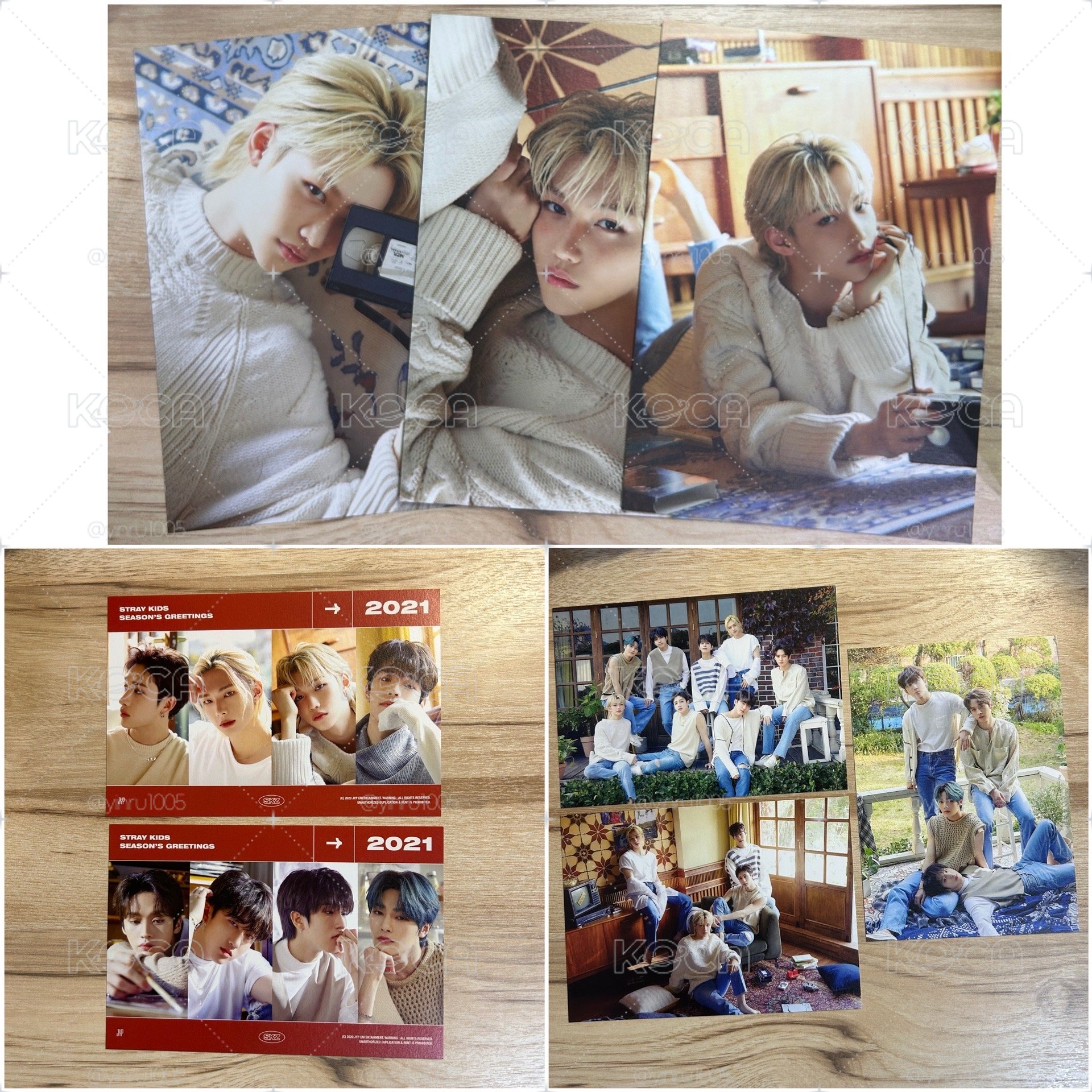 SKZ 2021 年曆 明信片