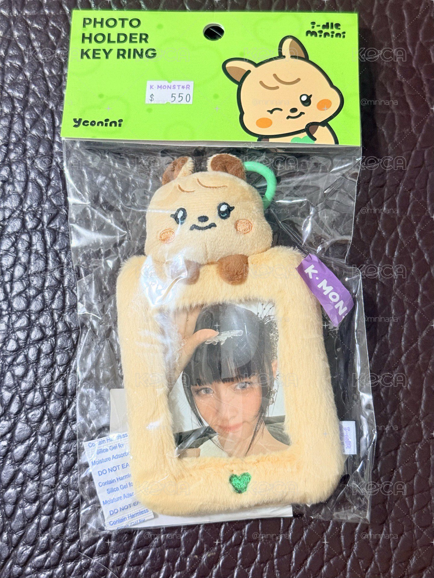 迷八快閃店minini麵娃娃卡夾