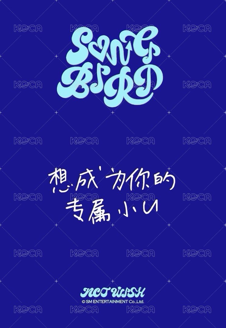 Songbird yzy 4.0 簽售卡  背面