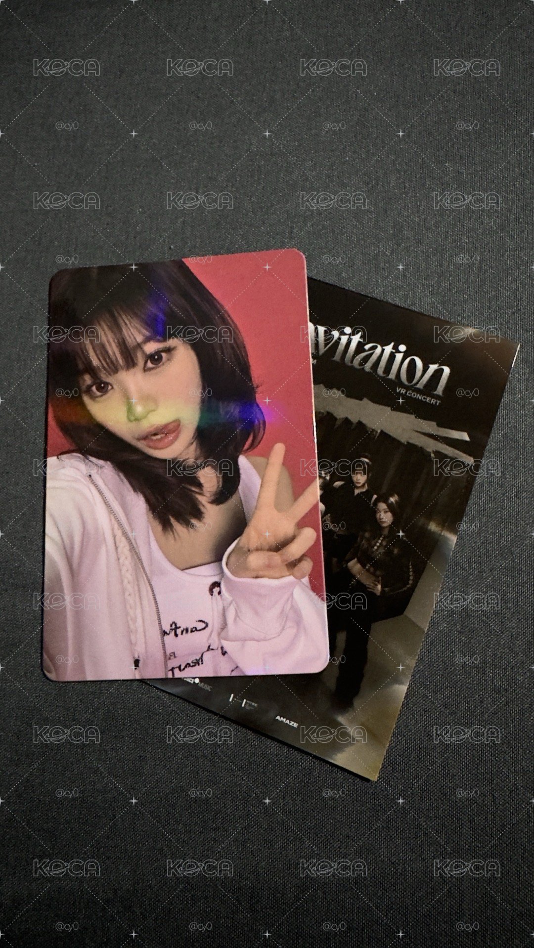 HONG EUNCHAELE SSERAFIM VR CONCERT：INVITATION小卡】（代友售）LE
