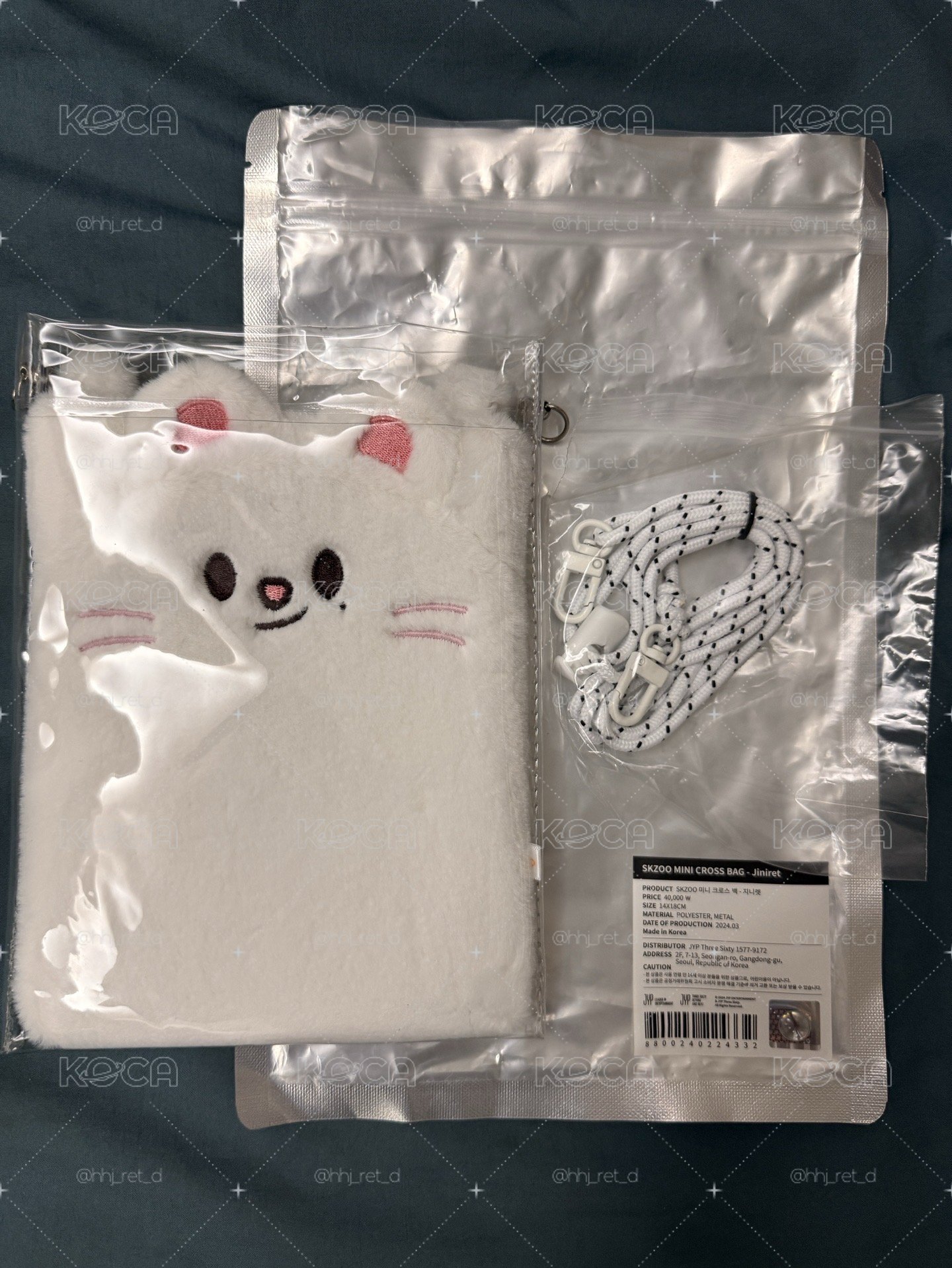 4th FM 側背包+透明包 雪貂Jiniret