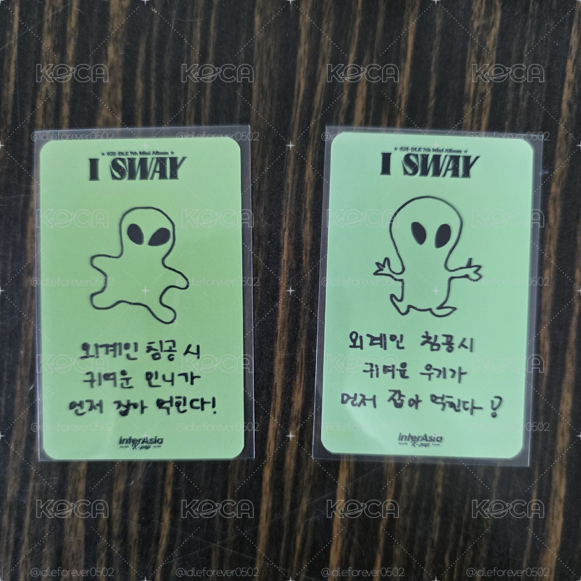 i-dle 迷七 I SWAY IA2.0簽售特典卡
