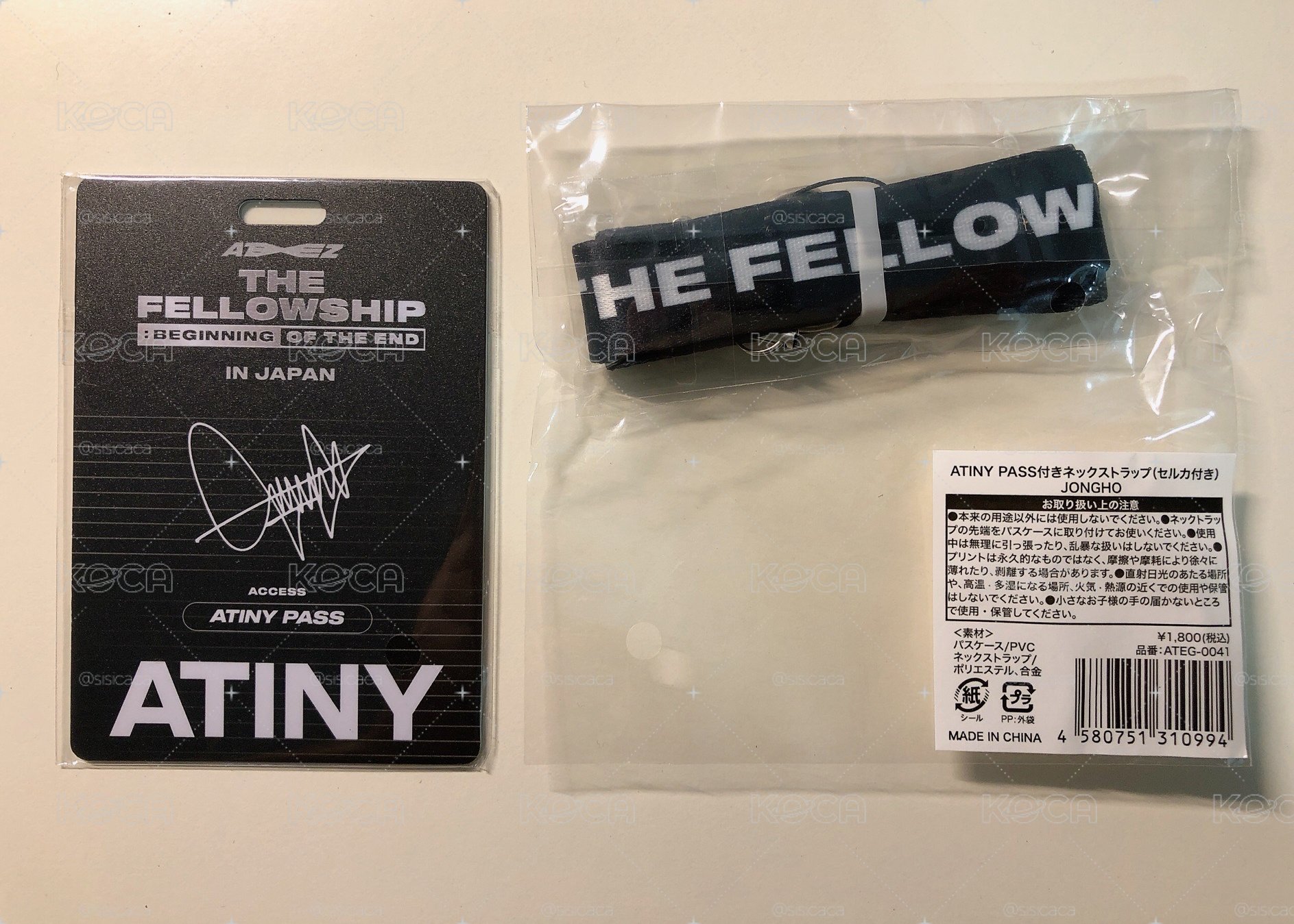 丁潤浩 崔鍾浩 Beginning of the End JP ATINY Pass