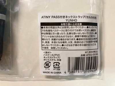 丁潤浩 崔鍾浩 Beginning of the End JP ATINY Pass