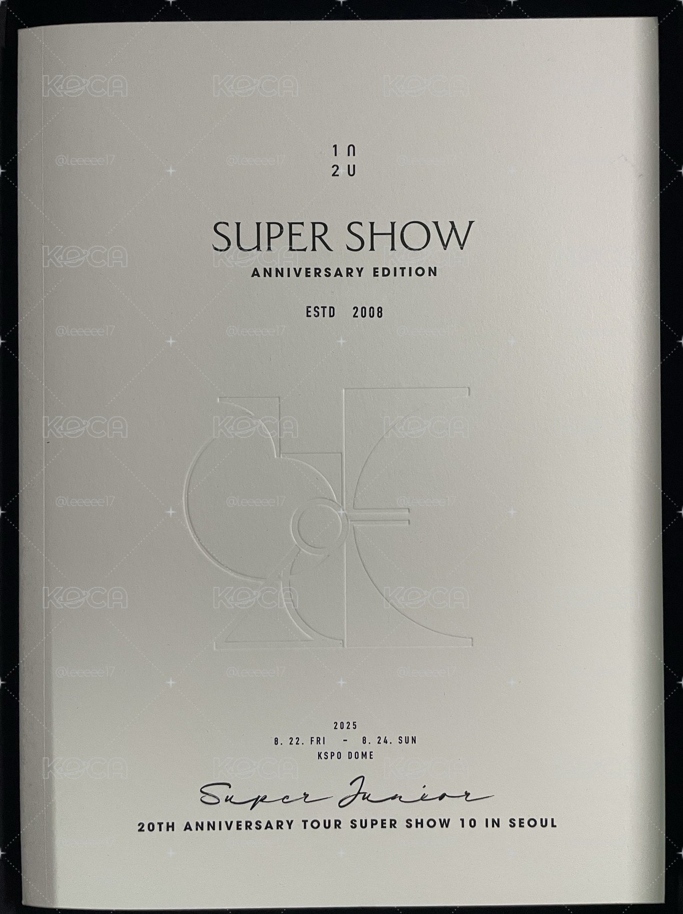 SUPER SHOW Anniversary Edition/徽章+寫真書+海報（有盒）