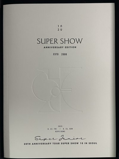 SUPER SHOW Anniversary Edition/徽章+寫真書+海報（有盒）