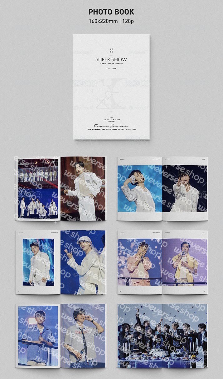 SUPER SHOW Anniversary Edition/徽章+寫真書+海報（有盒）