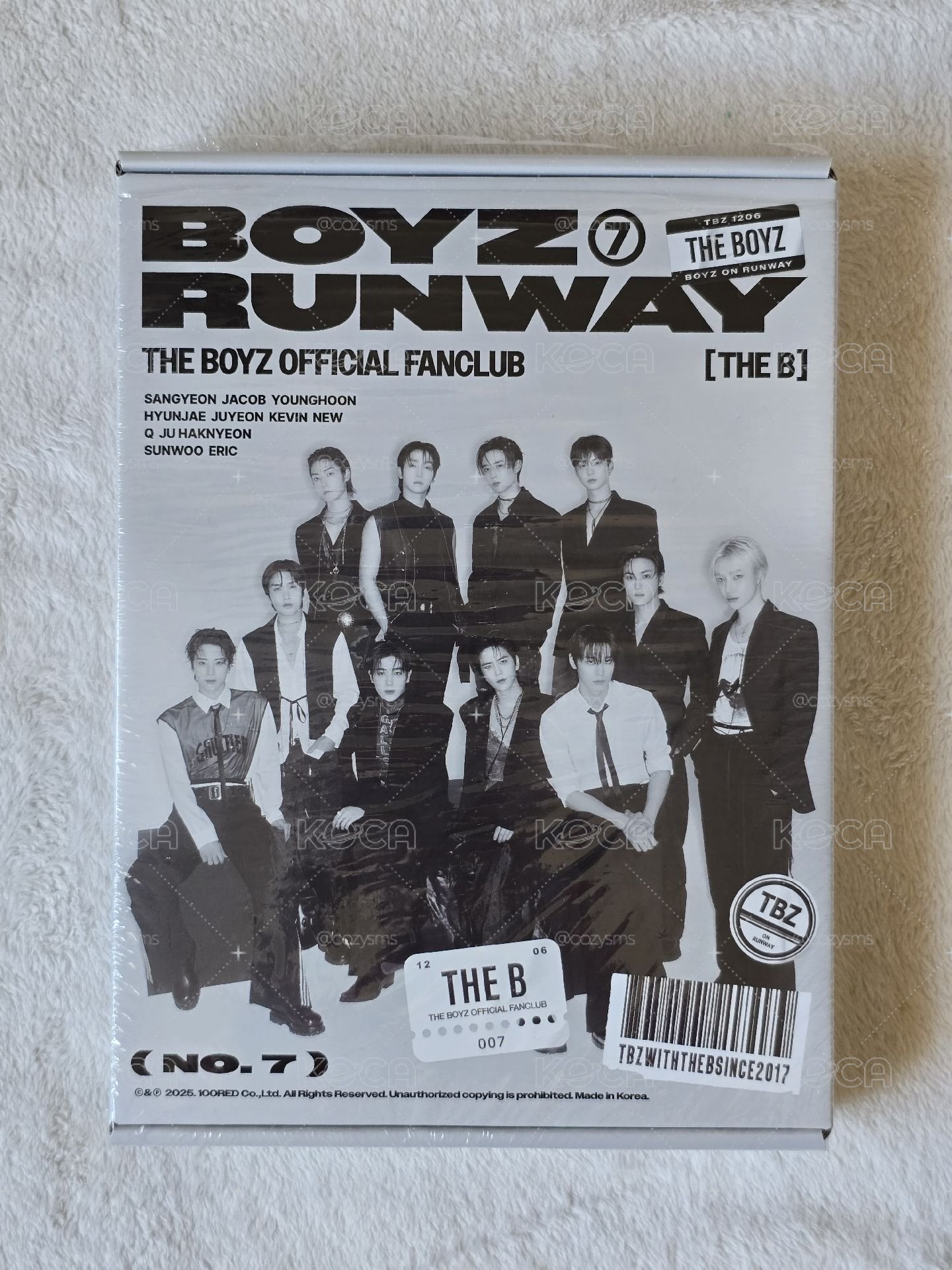 THE BOYZ 七期會員禮（無會員卡）
