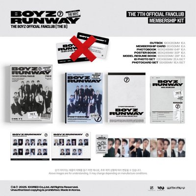 THE BOYZ 七期會員禮（無會員卡）