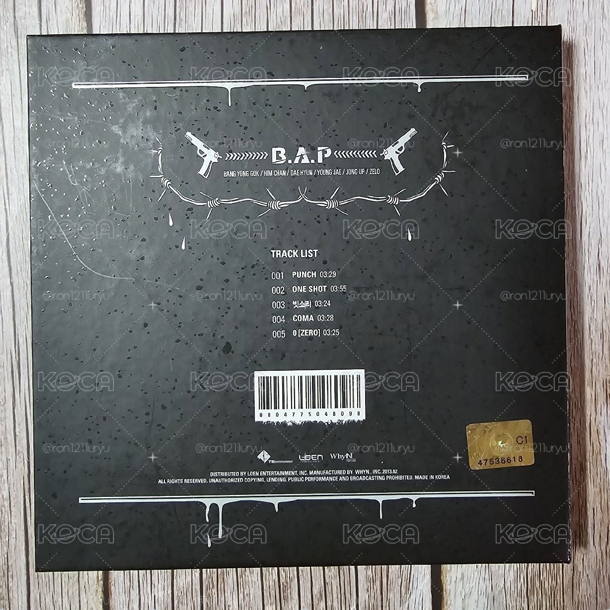 B.A.P ONE SHOT 空專