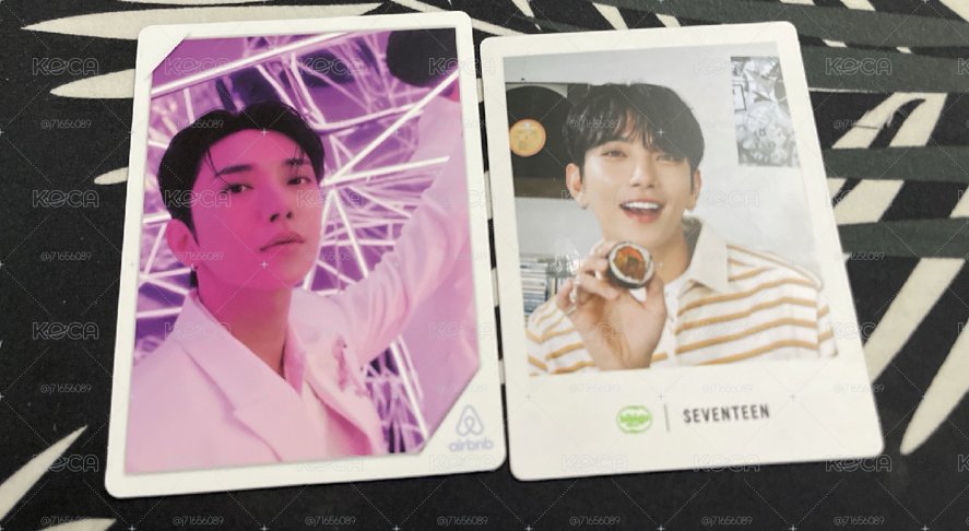 SVT Joshua 代言卡 明信片 nana bnb特典卡 