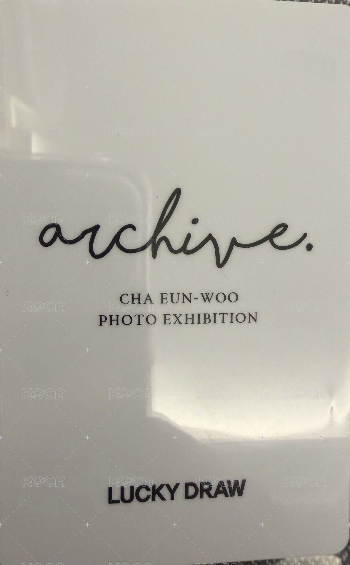 ARCHIVE   周邊卡  背面
