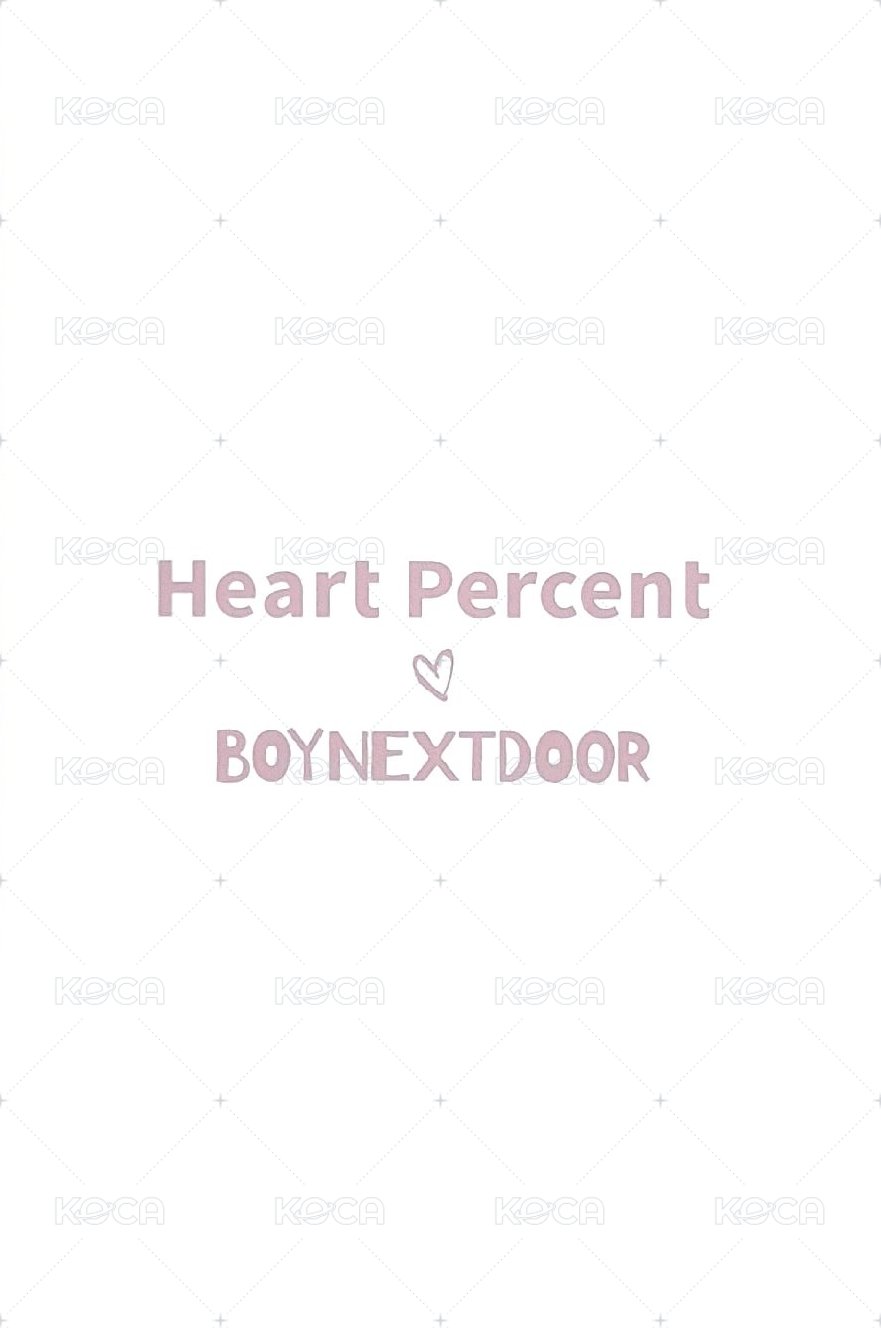 Heart Percent 3萬滿額 明信片  背面