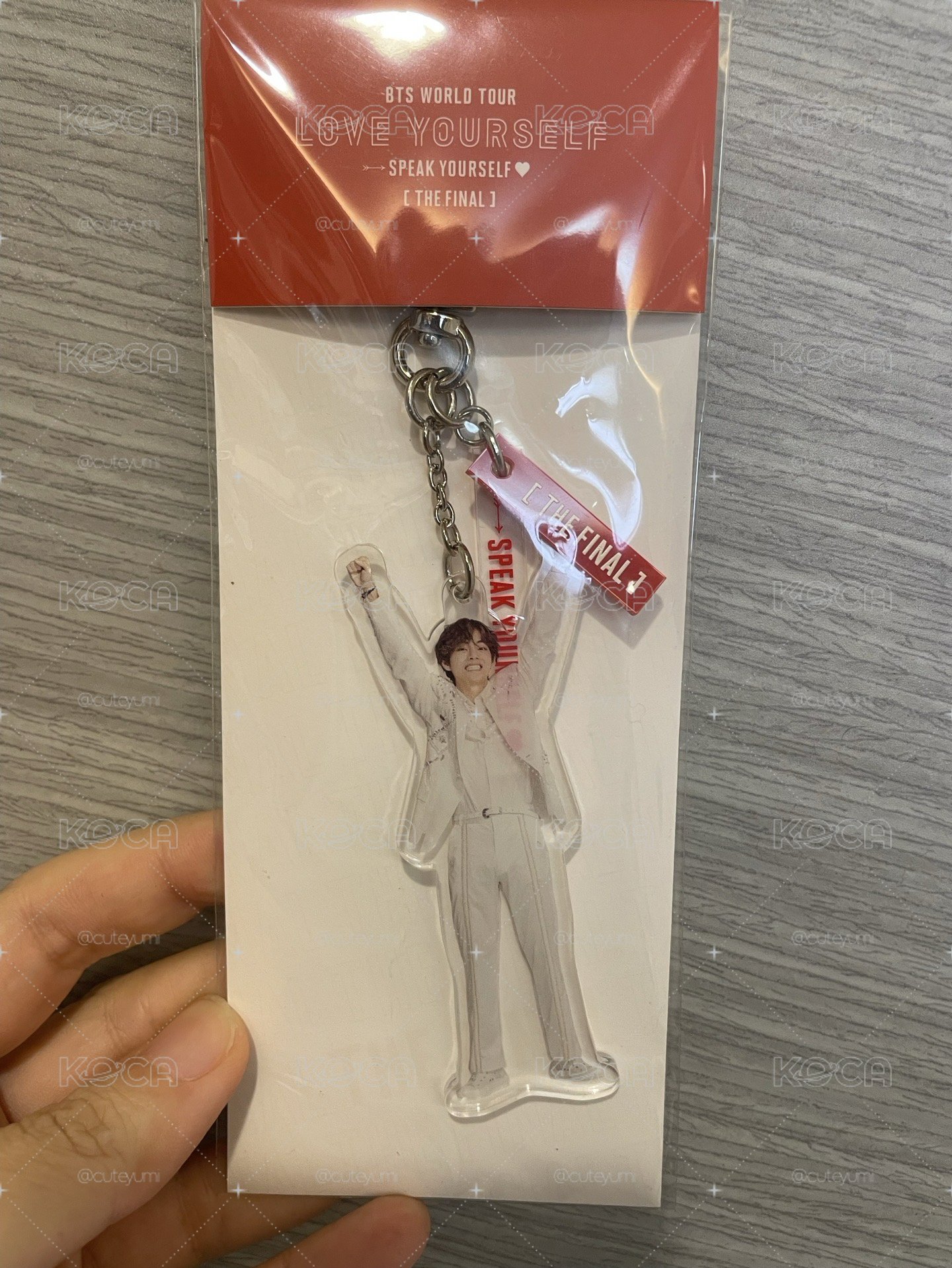SPEAK YOURSELF 鑰匙圈 金泰亨 V
