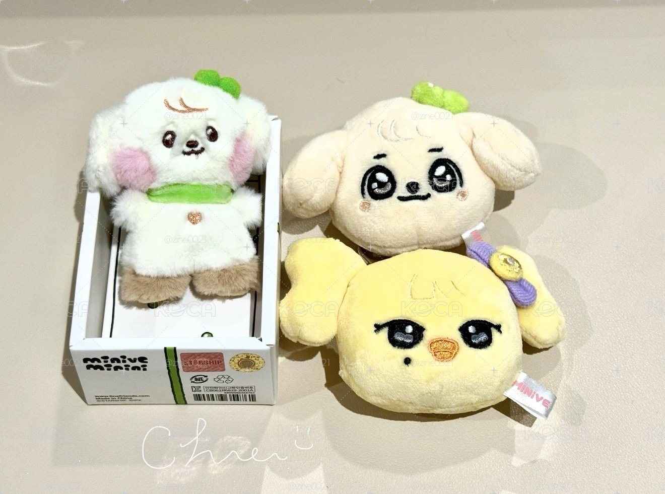 IVE line friends 安娃（圖一左）