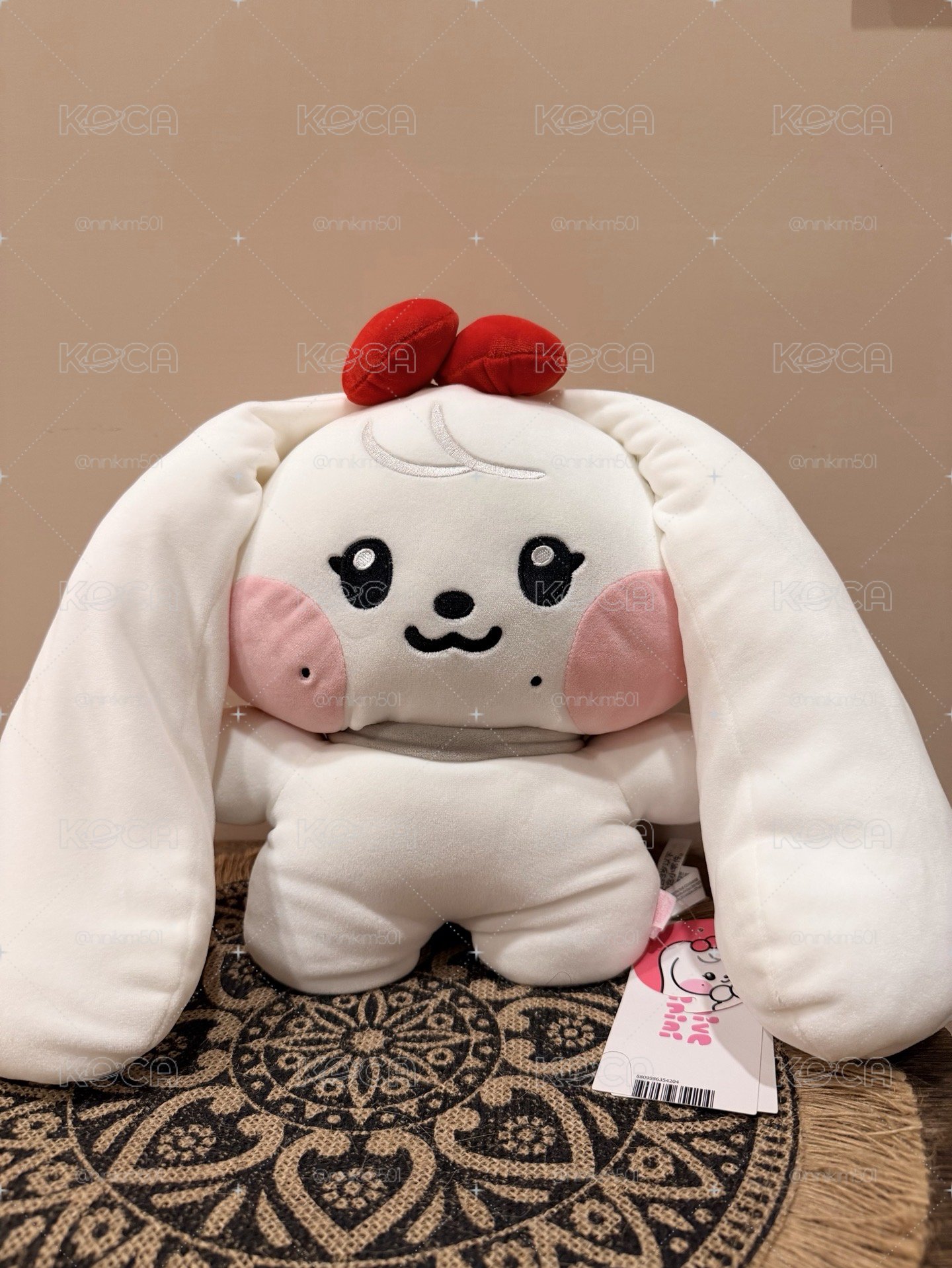 IVE X LINE FRIENDS 大娃 FLAT PLUSH CHERRY