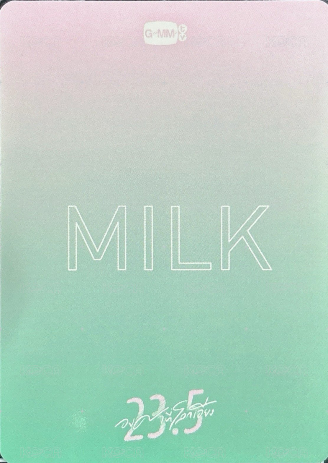 23.5 周邊卡 MILK 背面