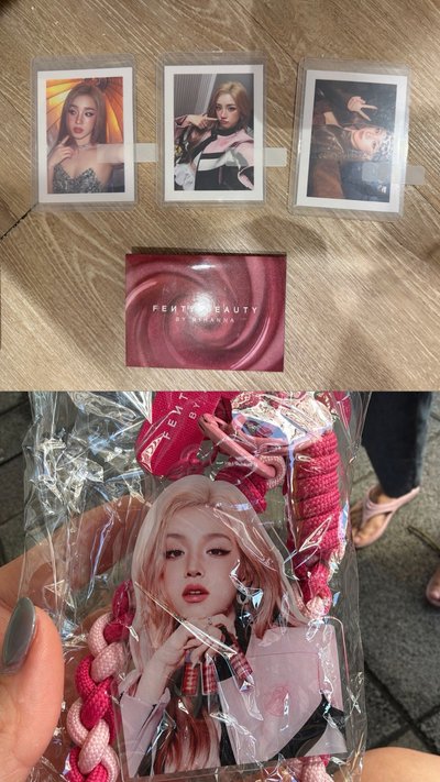fenty beauty 2.0小卡+手機掛飾