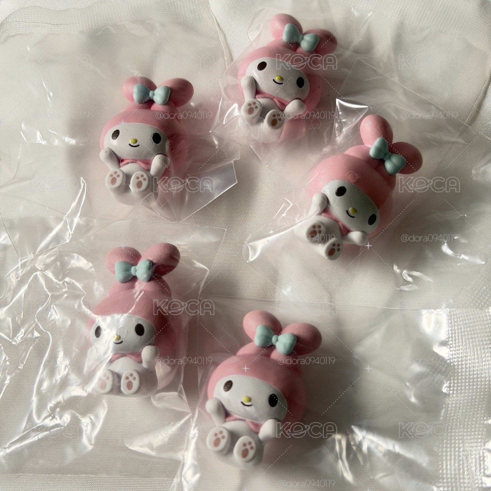 三麗鷗變裝兔子 美樂蒂扭蛋