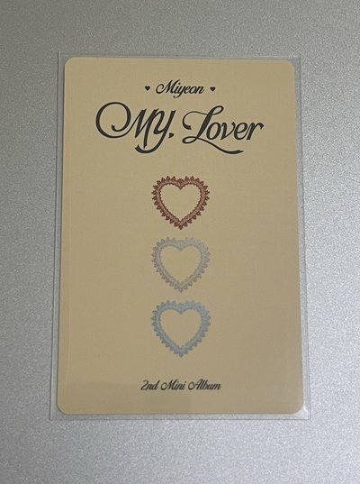 Miyeon My Lover 周邊卡