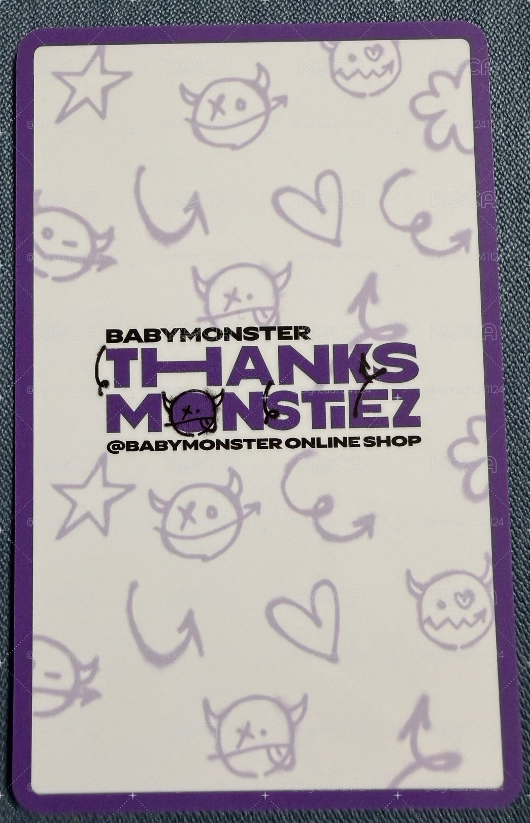 Babymonster 25-26 亞洲FC 日本線上 滿額卡 Ahyeon 賢